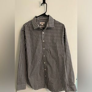 Meroma. Mens. Plaid Shirt with Shirt Stays.